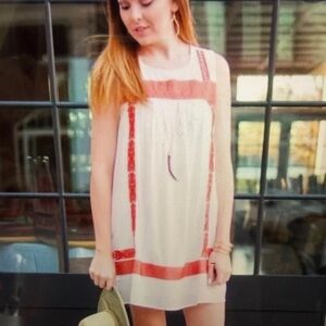 HINGE Babydoll Shift Mini Dress SzXS